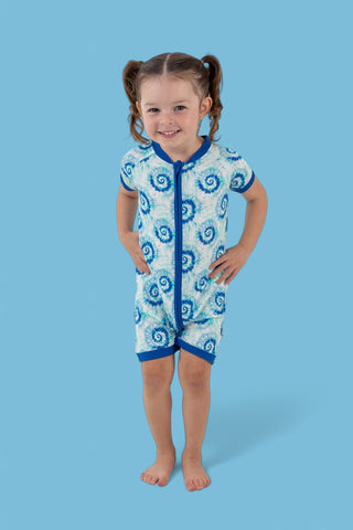 OCEAN WAVES TIE DYE DREAM SHORTIE