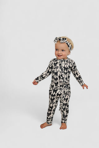 NEUTRAL BOWS DREAM RUFFLE ROMPER