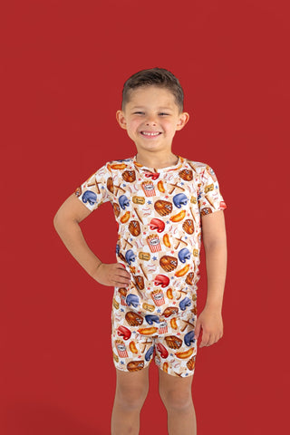 TAKE ME OUT TO THE BALL GAME DREAM SHORT SET