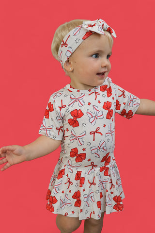 PITCH PERFECT BOWS DREAM BODYSUIT DRESS