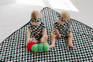 CATERPILLAR CHECK DREAM BODYSUIT DRESS