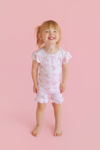 BLOOM & BOW DREAM RUFFLE SHORT SET