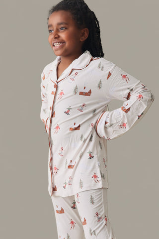 COZY CHALET DREAM GIRL'S FLARE SET