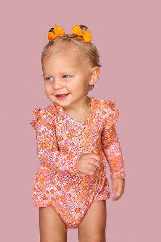 EXCLUSIVE BRIELLE'S BLOOMS DREAM BUBBLE ROMPER