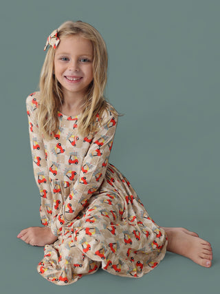 COZY COUPE CHRISTMAS DREAM RUFFLE DRESS