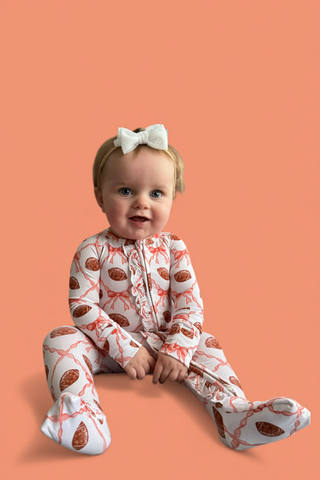 GAME DAY GLAM DREAM RUFFLE ROMPER