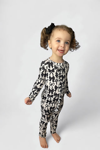 NEUTRAL BOWS DREAM RUFFLE ROMPER