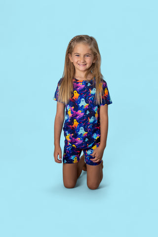 GLOWIN' GHOSTIES DREAM SHORT SET