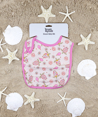 EXCLUSIVE LOVE YOUR SHELL DREAM BABY BIB