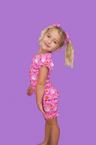 BERRY SWEET BOO DREAM RUFFLE SHORT SET