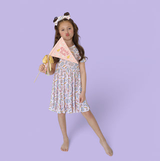 EASTER DAISY DREAM RUFFLE DRESS