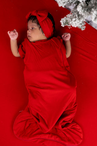 RED RIB DREAM SLEEP SACK