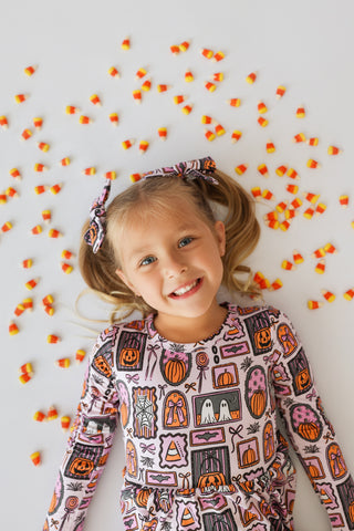 SPOOKY SWEETHEART DREAM RUFFLE DRESS