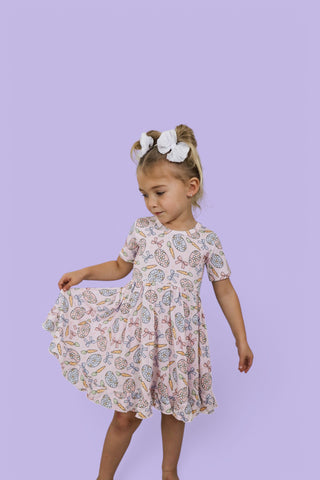 EASTER DAISY DREAM RUFFLE DRESS