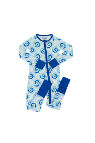 OCEAN WAVES TIE DYE DREAM ROMPER
