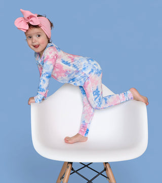 COTTON CANDY TIE DYE DREAM ROMPER