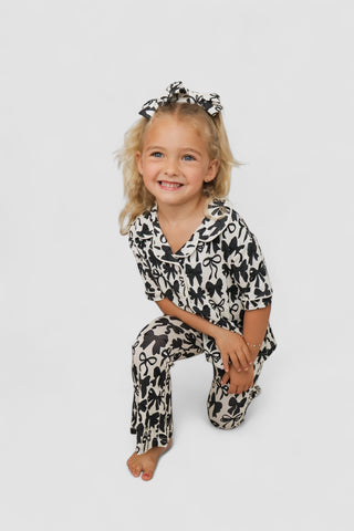 NEUTRAL BOWS DREAM GIRL'S FLARE SET