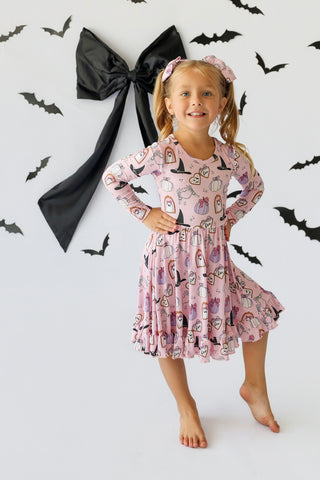 PRETTY LITTLE HAUNTS DREAM BOW HAIR CLIPS