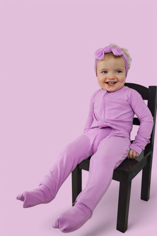 FOREVER LILAC RIB DREAM ROMPER
