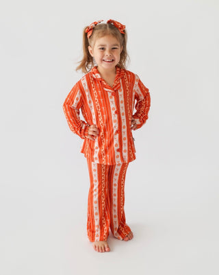 PUMPKIN PATCH BOWS DREAM GIRL'S FLARE SET