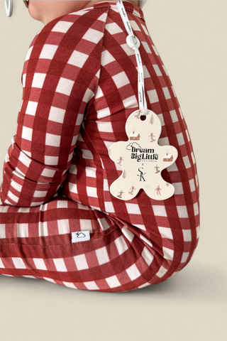 PEPPERMINT PLAID DREAM ROMPER