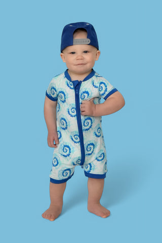 OCEAN WAVES TIE DYE DREAM SHORTIE