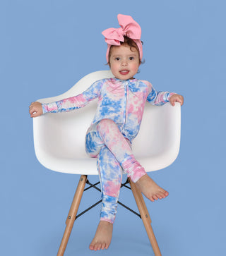 COTTON CANDY TIE DYE DREAM ROMPER