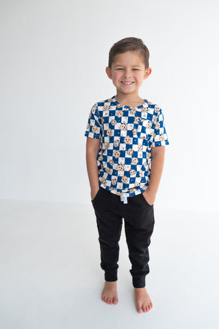 CoComelon x Dream Big Little Co JJ STARRY NIGHT CHECKERS DREAM POCKET TEE