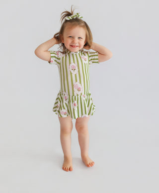 ROSIE'S MEADOW STRIPES DREAM BODYSUIT DRESS