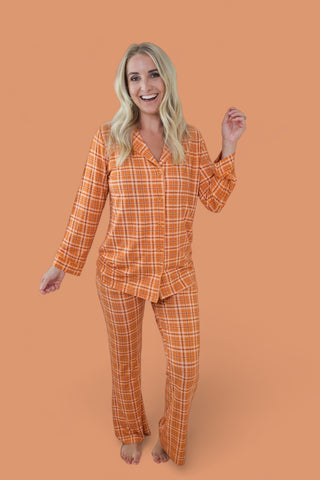 CIDER PLAID WOMEN'S RELAXED FLARE DREAM SET