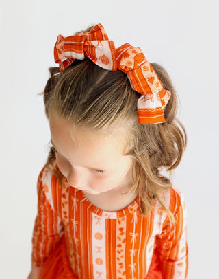 PUMPKIN PATCH BOWS DREAM BOW HAIR CLIPS