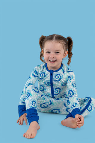 OCEAN WAVES TIE DYE DREAM ROMPER