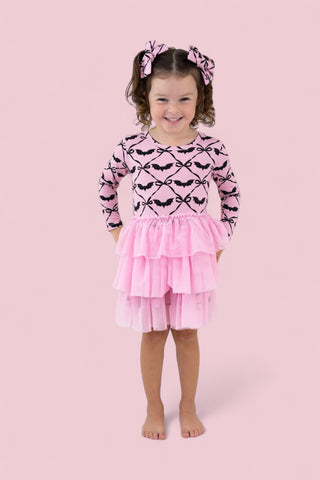 BATTY BOWS LONG SLEEVE DREAM TUTU DRESS