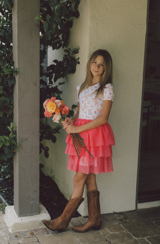 KINSLEY'S BLOOM & BOOTS DREAM TUTU DRESS