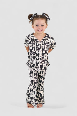 NEUTRAL BOWS DREAM GIRL'S FLARE SET