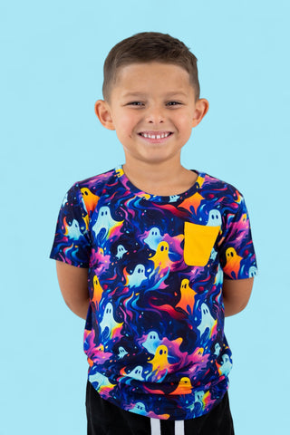 GLOWIN' GHOSTIES DREAM POCKET TEE