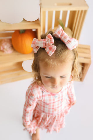 HARVEST BLOOMS DREAM BOW HAIR CLIPS