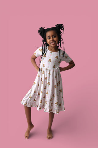 BEAR-Y BLOSSOMS DREAM RUFFLE DRESS