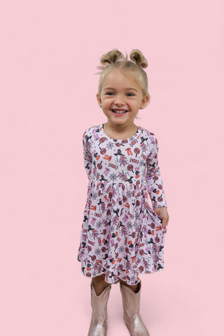 EXCLUSIVE BLAKELY'S MAGICAL HALLOWEEN DREAM RUFFLE DRESS