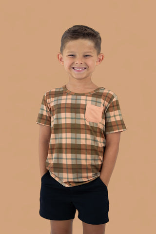 HARVEST TARTAN DREAM POCKET TEE