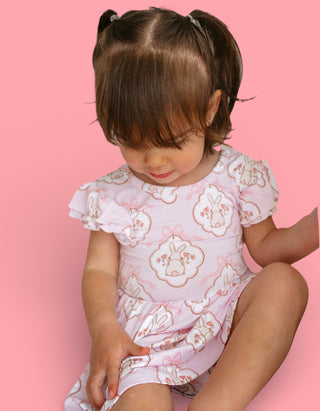 BUNNY BOW BLOSSOMS DREAM BODYSUIT DRESS