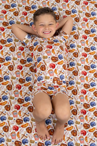 TAKE ME OUT TO THE BALL GAME DREAM SHORT SET