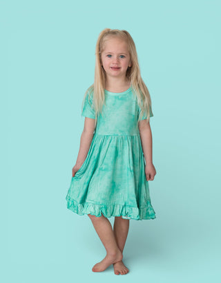 JADE MIST DREAM RUFFLE DRESS