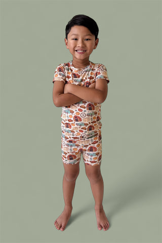 HAYRIDE AND HARVEST DREAM SHORT SET