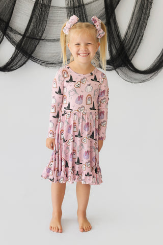 PRETTY LITTLE HAUNTS DREAM RUFFLE DRESS