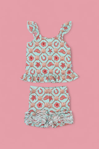 COASTAL COWGIRL DREAM RUFFLE TANK