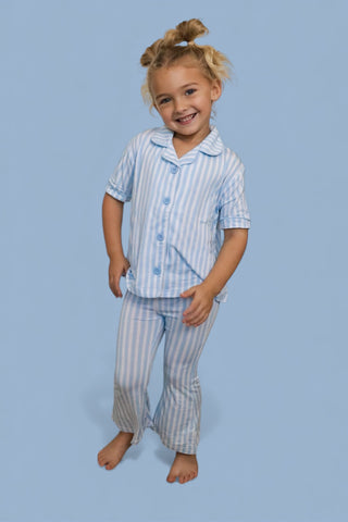 SEASIDE STRIPE DREAM GIRL'S FLARE SET