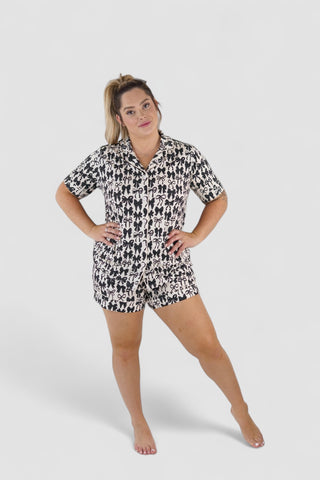 NEUTRAL BOWS SHORT SLEEVE WOMEN’S DREAM SHORT SET