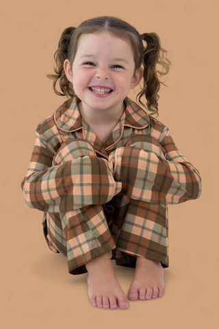 HARVEST TARTAN DREAM GIRL'S FLARE SET