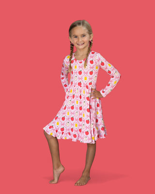 PENCILS & BOWS DREAM RUFFLE DRESS